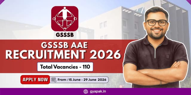 GSSSB AAE Recruitment 2026 | 110 Vacancies banner