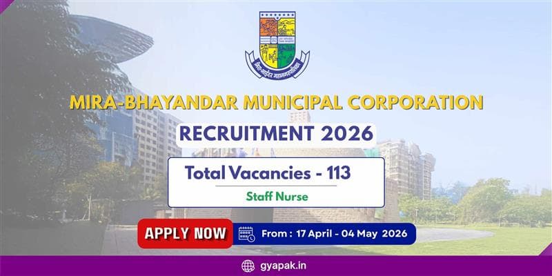 MBMC Staff Nurse Recruitment 2026 | 113 Vacancies