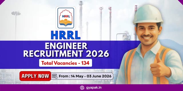 HRRL Engineer Recruitment 2026 | 134 Vacancies banner