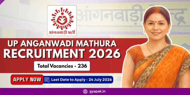 UP Anganwadi Mathura Recruitment 2026 | 236 Vacancies banner