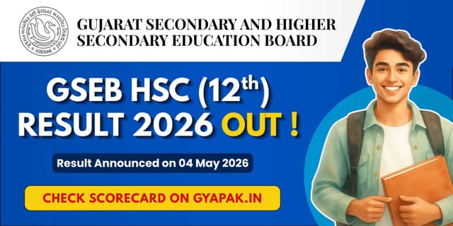 GSEB HSC Result 2026 | Gujarat 12th Scorecard banner