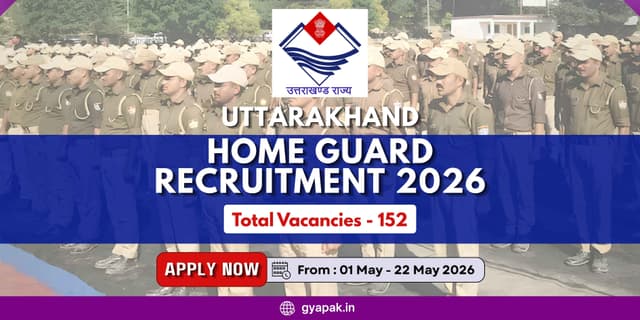 Uttarakhand Home Guard Recruitment 2026 | 152 Vacancies banner