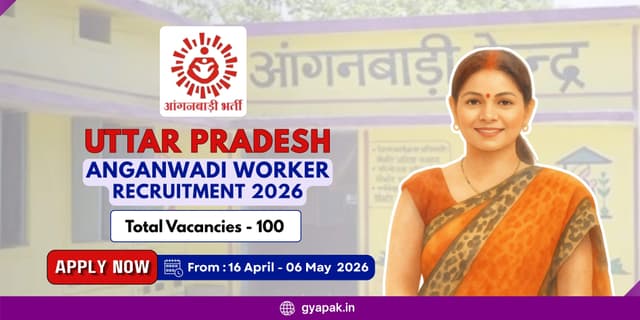 UP Anganwadi Worker Recruitment 2026 | 100 Vacancies  banner