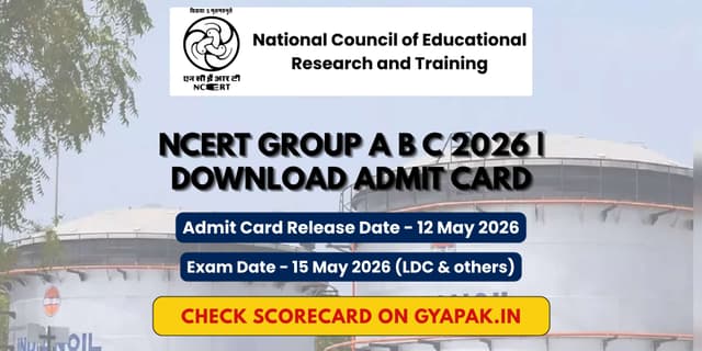 NCERT Group A B C 2026 | Download  Admit Card banner