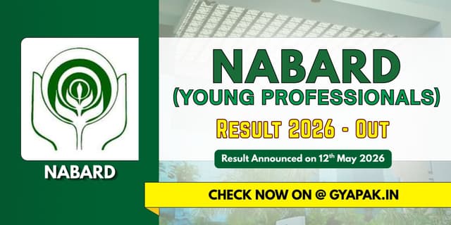 NABARD Young Professionals Result 2026 OUT | Check Now banner