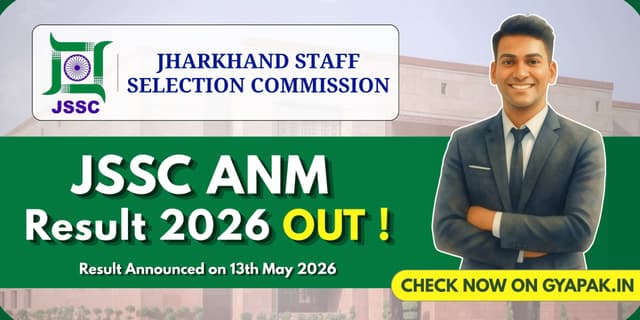 JSSC ANM Result 2026 Out | Check Now banner