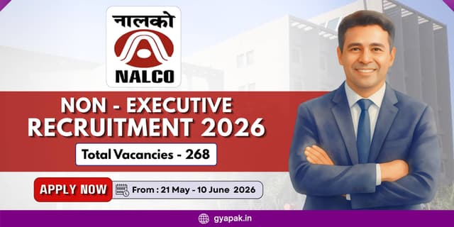 NALCO Non-Executive Recruitment 2026 | 268 Vacancies banner