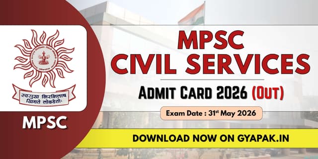 MPSC Civil Services Admit Card 2026 banner