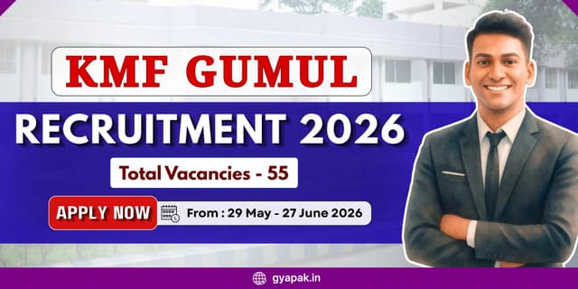 KMF GUMUL Recruitment 2026 | 55 Vacancies banner