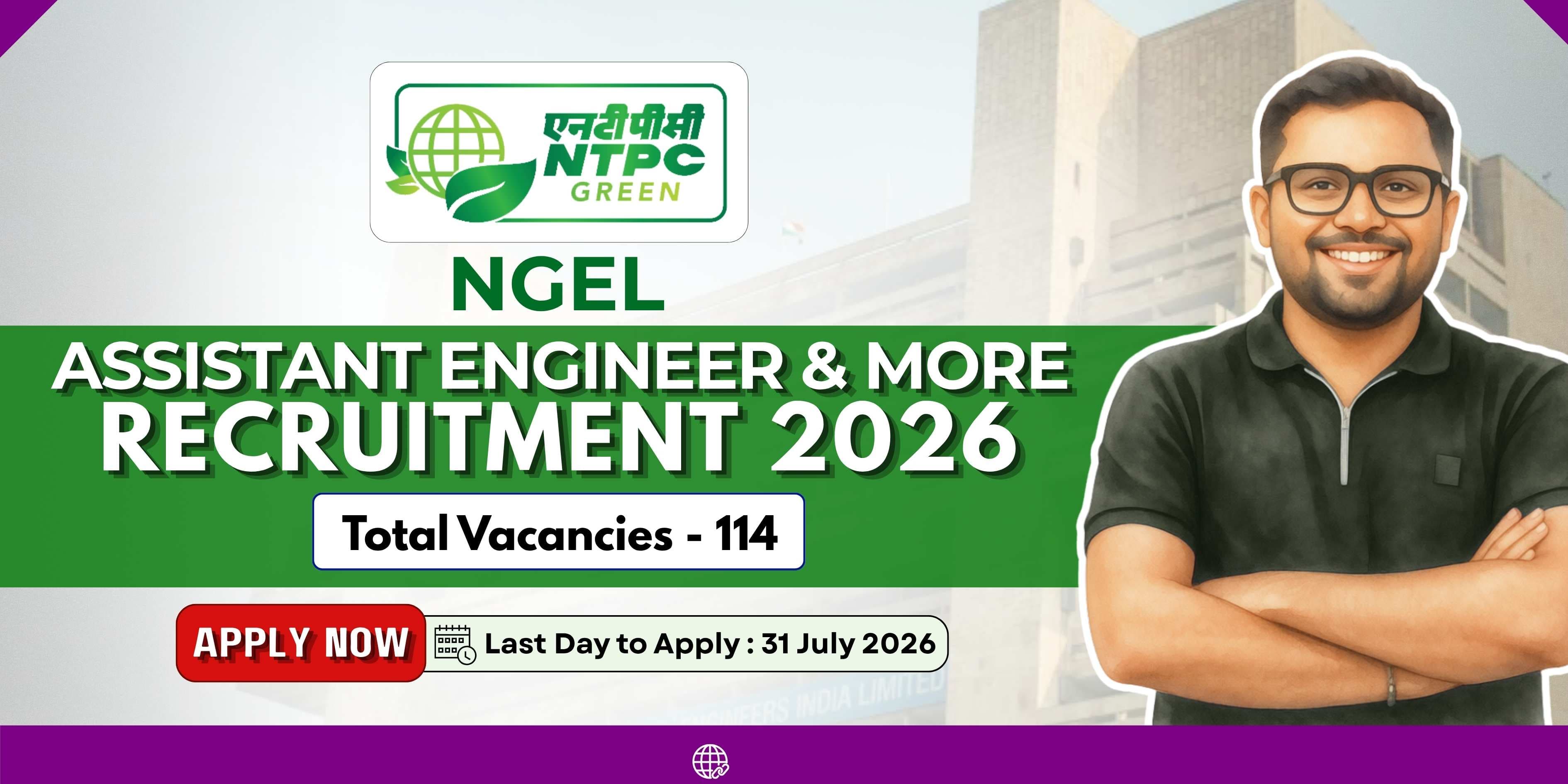 NGEL Assistant Engineer & More Recruitment 2026 | 114 Posts