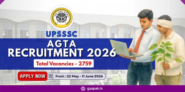 UPSSSC AGTA Recruitment 2026 | 2759 Vacancies banner