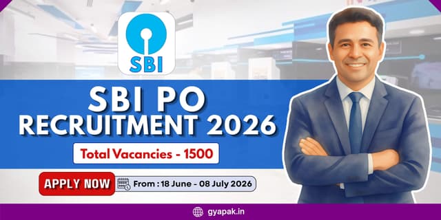 SBI PO Recruitment 2026 | 1500 Vacancies banner