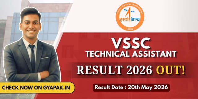 VSSC Technical Assistant Result 2026 OUT | Check Now banner