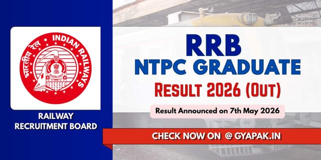 RRB NTPC Graduate Result 2026 Out | Check Now banner