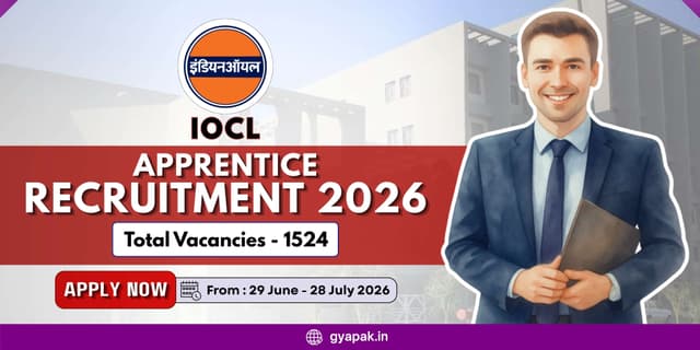 IOCL Apprentice Recruitment 2026 | 1524 Vacancies banner