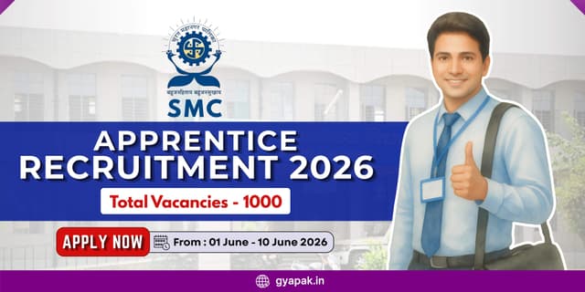 SMC Apprentice Recruitment 2026 | 1000 Vacancies banner