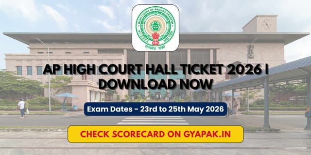 AP High Court Hall Ticket 2026 | Download Now banner
