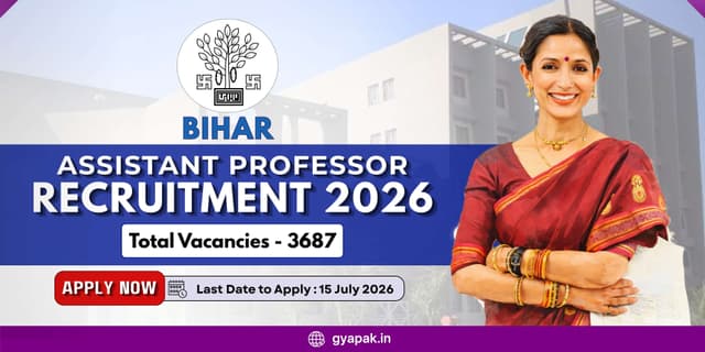 Bihar Assistant Professor Recruitment 2026 | 3687 Vacancies banner
