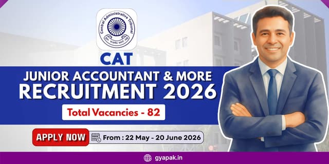 CAT Junior Accountant & More Recruitment 2026 | 82 posts banner