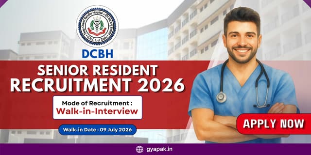 Deep Chand Bandhu Hospital Senior Resident Recruitment 2026 banner