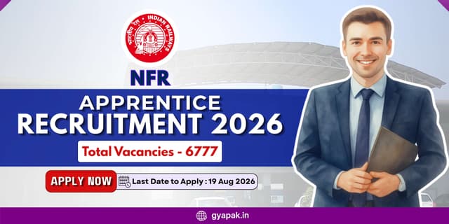NFR Apprentice Recruitment 2026 | 6777 Vacancies banner