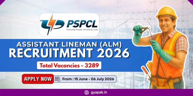 PSPCL ALM Recruitment 2026 | 3289 Vacancies banner