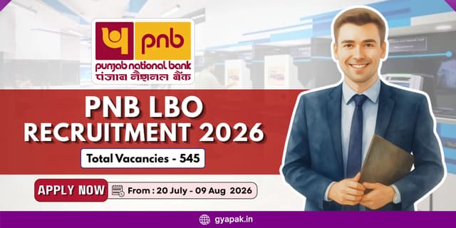 PNB LBO Recruitment 2026 | 545 Vacancies banner
