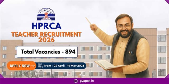 HPRCA Teacher Recruitment 2026 | 894 Vacancies banner