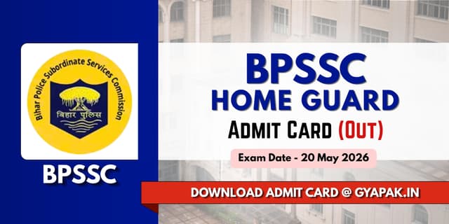 BPSSC Home Guard 2026 | Download The Admit Card banner