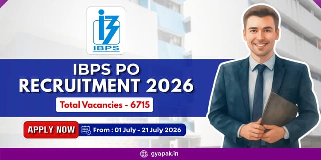IBPS PO Recruitment 2026 | 6715 Vacancies banner