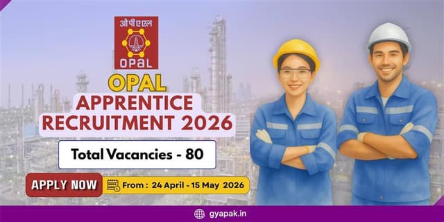 OPaL Apprentice Recruitment 2026 | 80 Vacancies banner