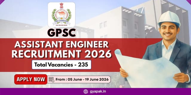GPSC Assistant Engineer Recruitment 2026 | 235 Vacancies banner