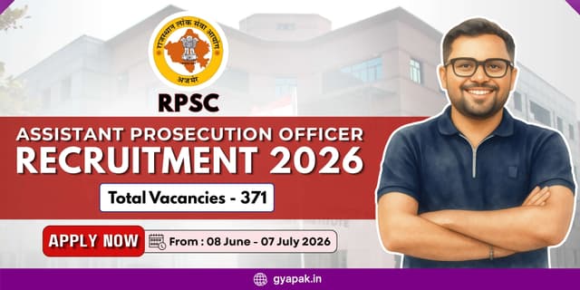 RPSC APO Recruitment 2026 | 371 Vacancies banner