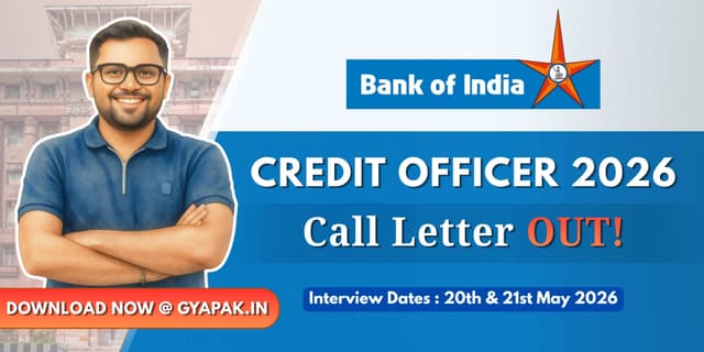 BOI Credit Officer Call Letter 2026 | Download Now banner