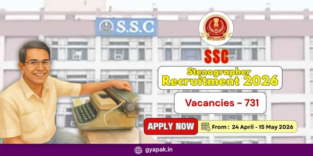 SSC Stenographer Recruitment 2026 | 731 Vacancies banner