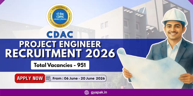CDAC Project Engineer Recruitment 2026 | 951 Vacancies banner